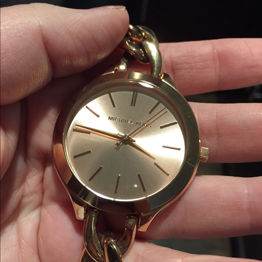 Rose Gold Michael Kors watch